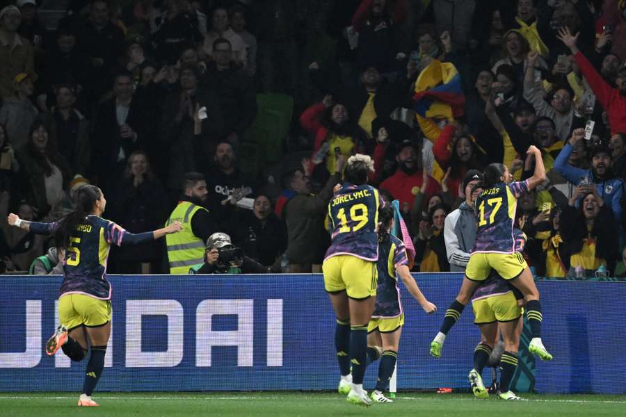 La Colombie a célébré avec ses supporters.