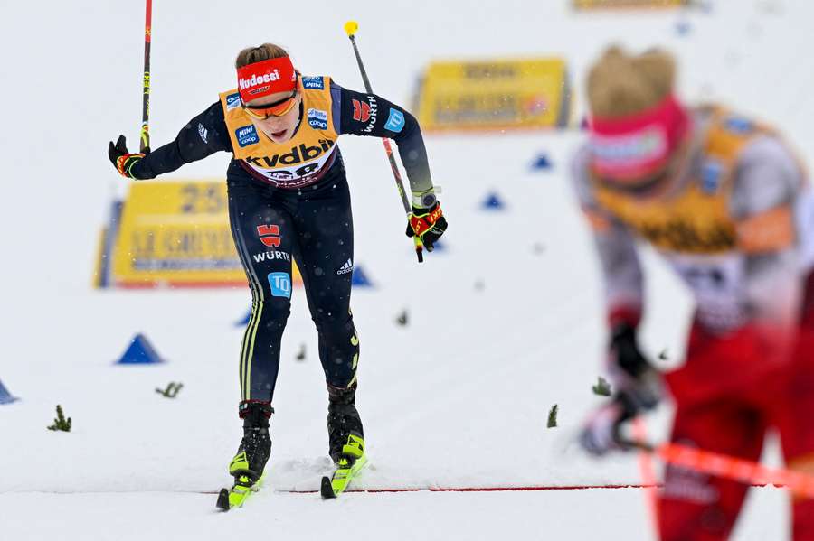 Katharina Hennig muss den Traum vom Podium bei der Tour de Ski für diese Saison begraben