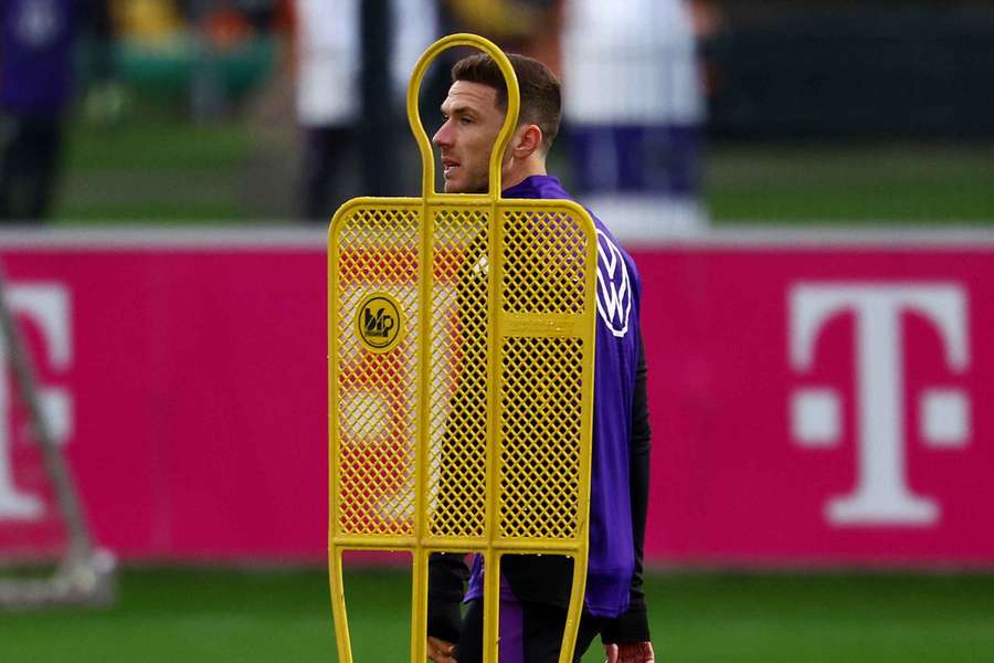 Germany's Robin Gosens during training