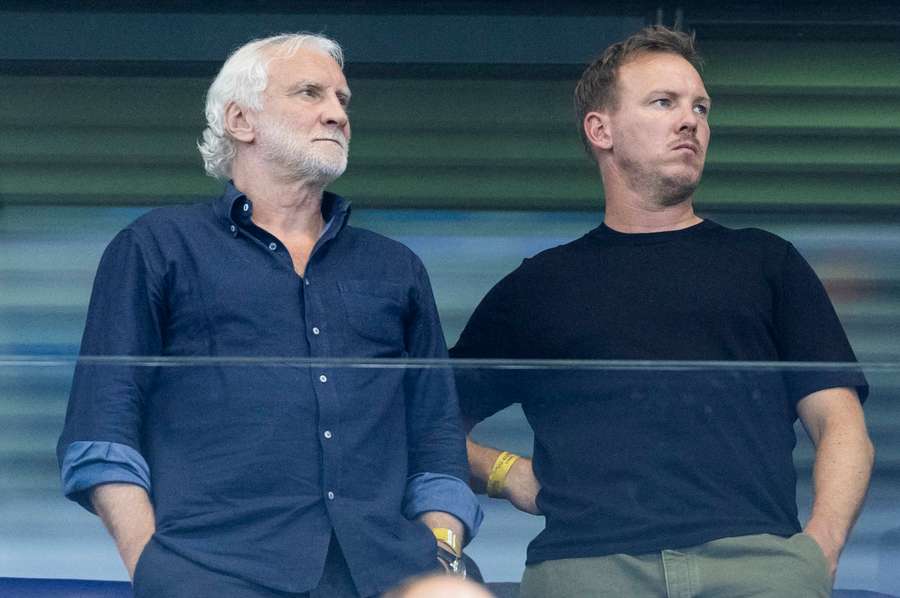 Völler (l.) stand bis zuletzt hinter Nagelsmann Völler (l.) stand bis zuletzt hinter Nagelsmann