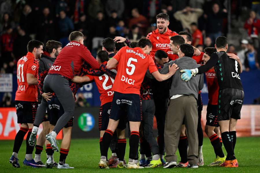 Vitória do Osasuna pode mudar o topo de LaLiga