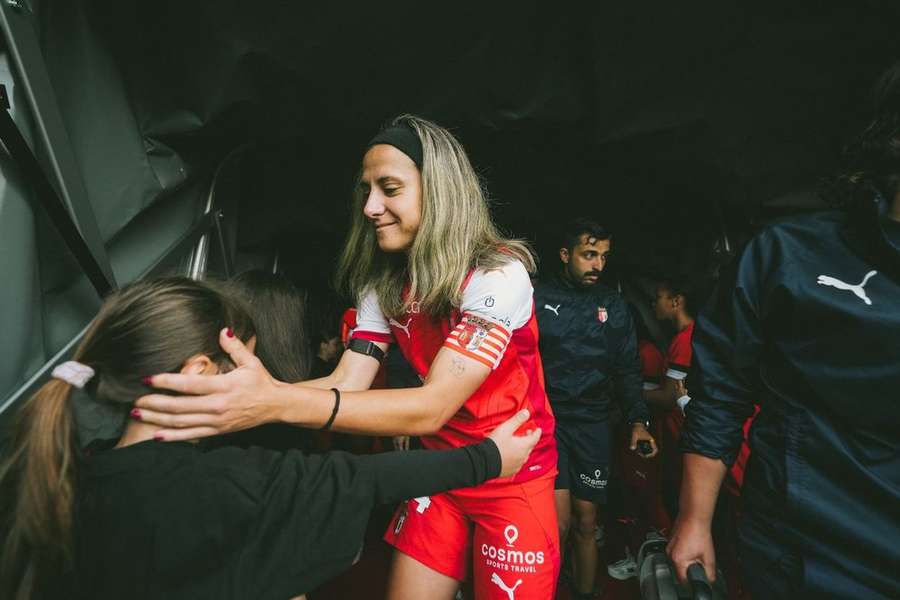 Dolores Silva é uma figura no SC Braga Dolores Silva é uma figura no SC Braga