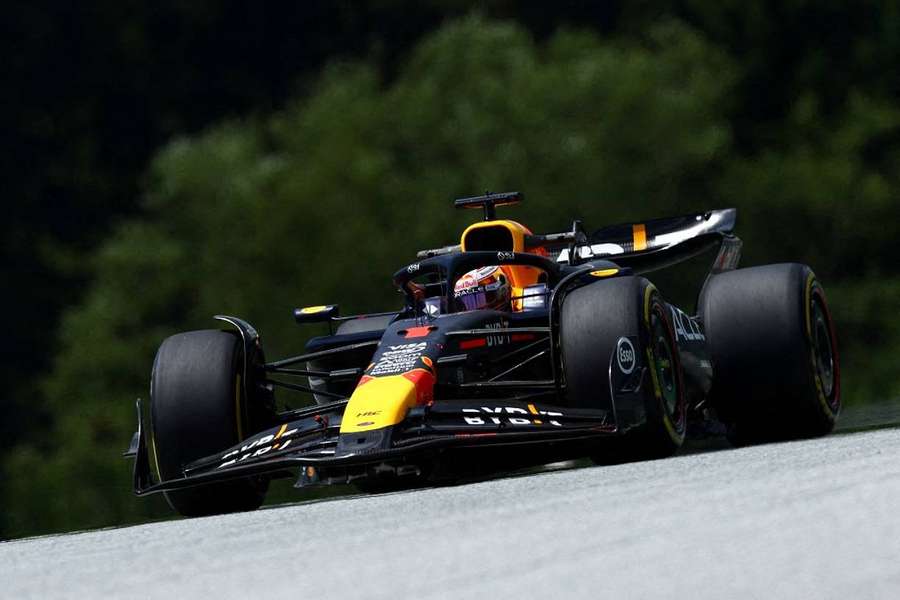 Verstappen ce vendredi en Autriche.