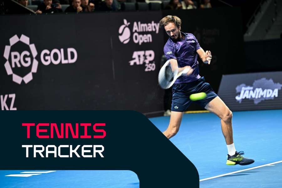 Medvedev is eyeing the Almaty title