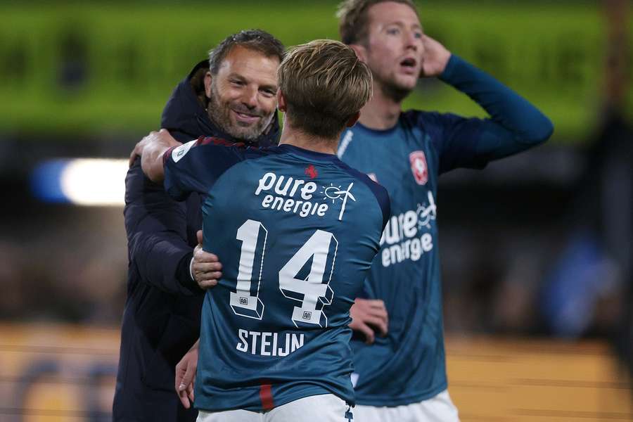 Vader Steijn kan goed leven met 1-1. Hij zag zijn zoon scoren tegen het door het gecoachte Sparta