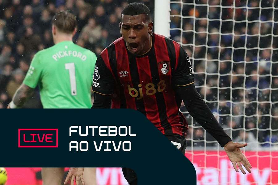 Rayan marcou na vitória do Bournemouth sobre o Everton