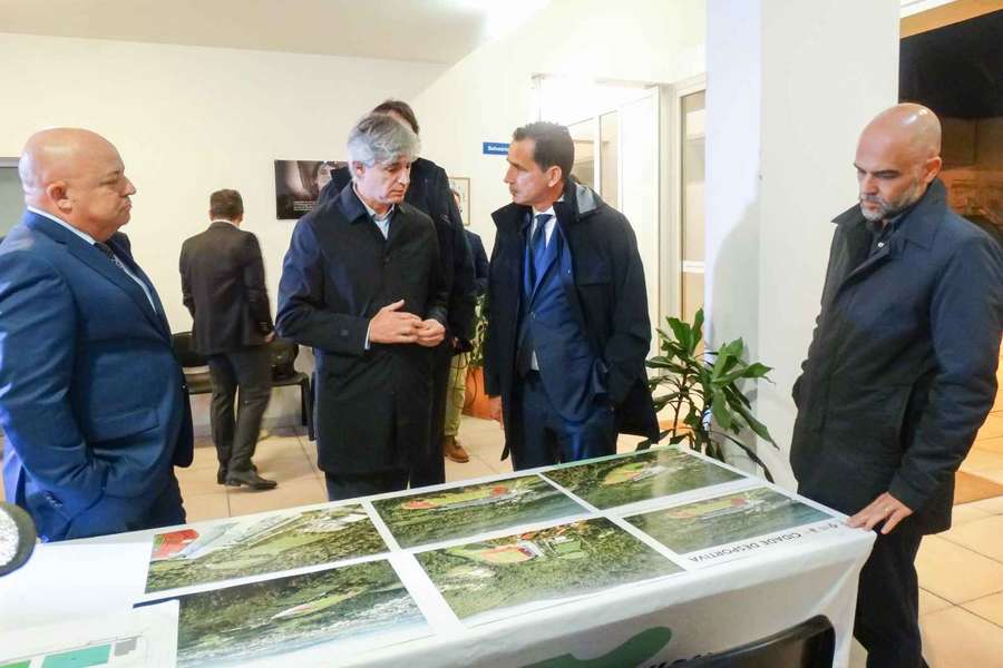 Pedro Proença na apresentação da Cidade Desportiva de Viana do Castelo Pedro Proença na apresentação da Cidade Desportiva de Viana do Castelo
