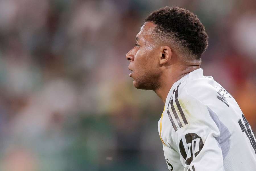 Mbappé lors de la rencontre face au Betis. 