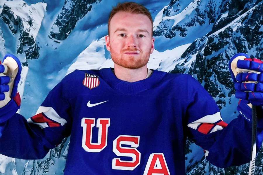 Team USA's new royal blue jersey ahead of the 2026 Winter Olympics