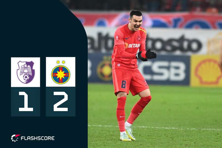 Adrian Șut a marcat primul gol pentru FCSB