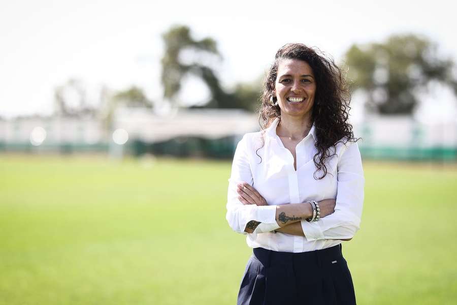 Bárbara Paulino apresentada em Alcochete Bárbara Paulino apresentada em Alcochete