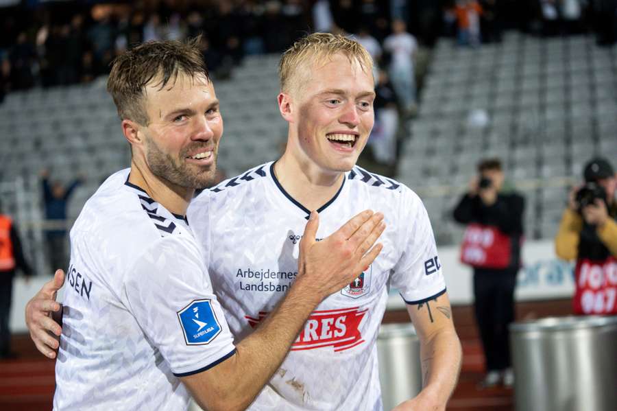 Både Patrick Mortensen og Tobias Bech er klar til pokalbold