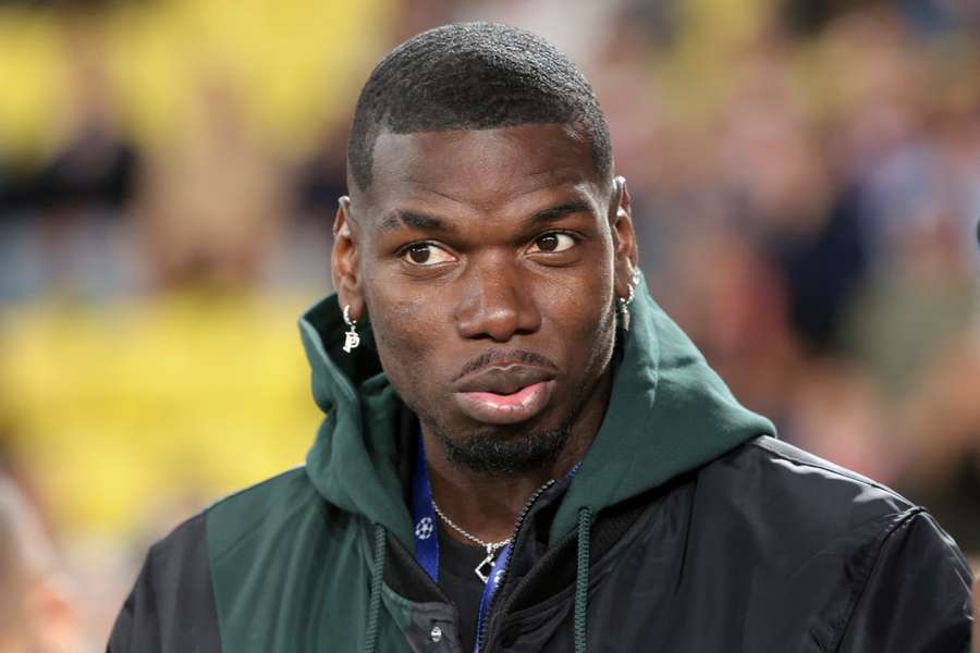 Paul Pogba avant le match contre Manchester City mercredi soir.