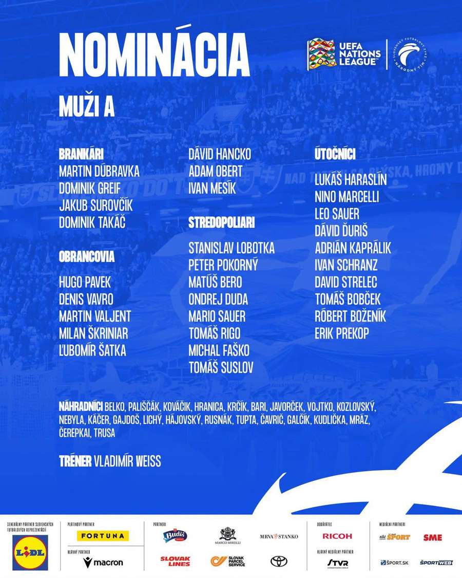 Nominácia Slovenka. Nominácia Slovenka.