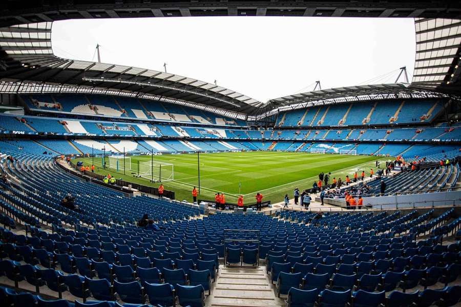 A general view of the Etihad Stadium