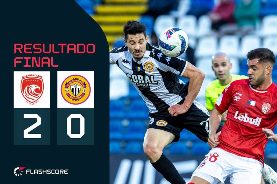 O Santa Clara levou a melhor diante do Nacional num duelo da 33.ª jornada da Liga Portugal