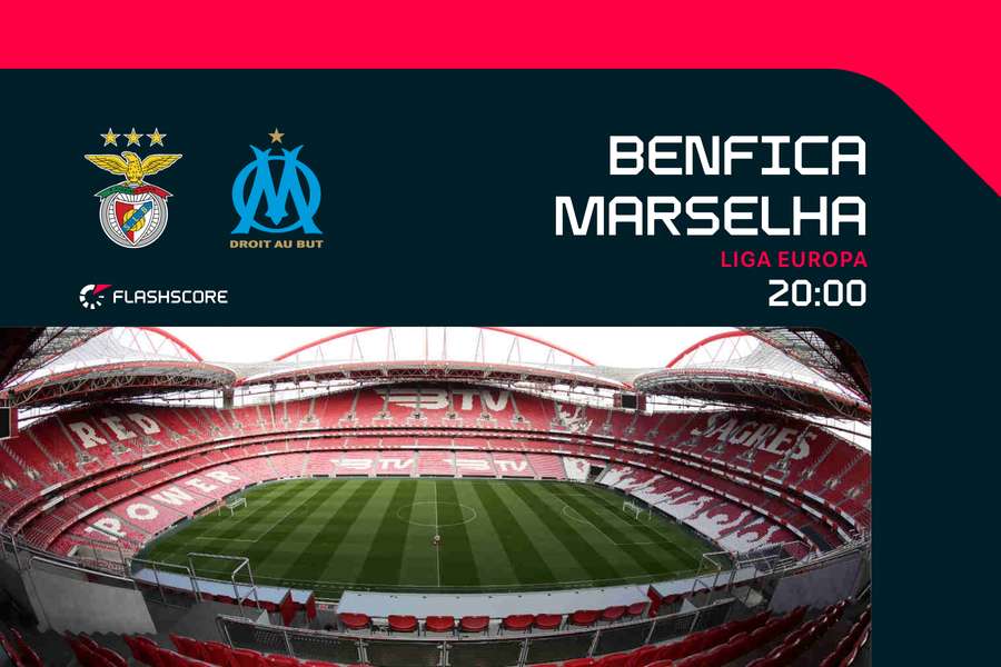 Benfica recebe Marselha na Luz