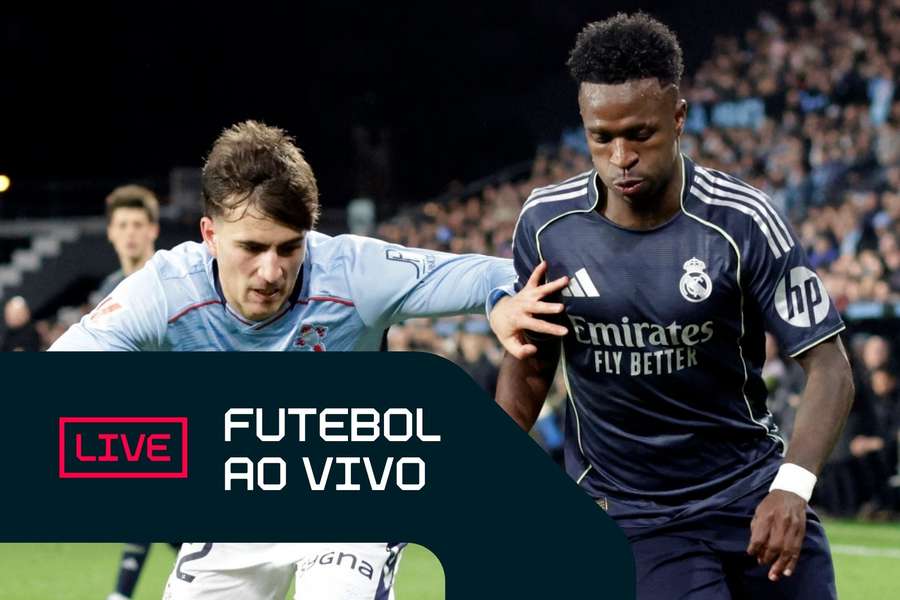 Vini Jr. em Celta de Vigo x Real Madrid, por LaLiga