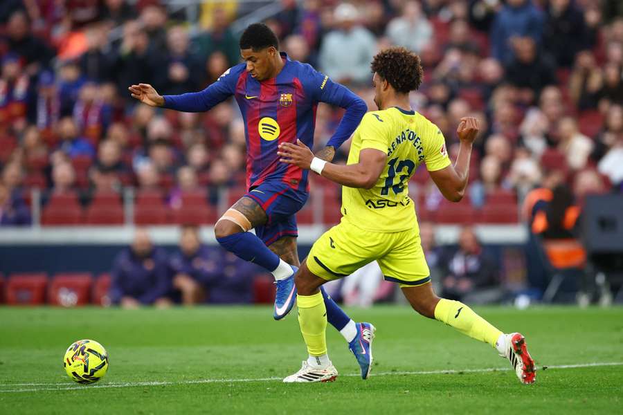 Marcus Rashford ao serviço do Barcelona