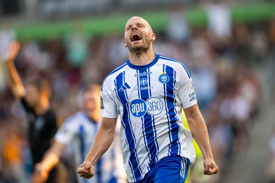 Teemu Pukki scored the only goal of the 2025 Suomen Cup Final