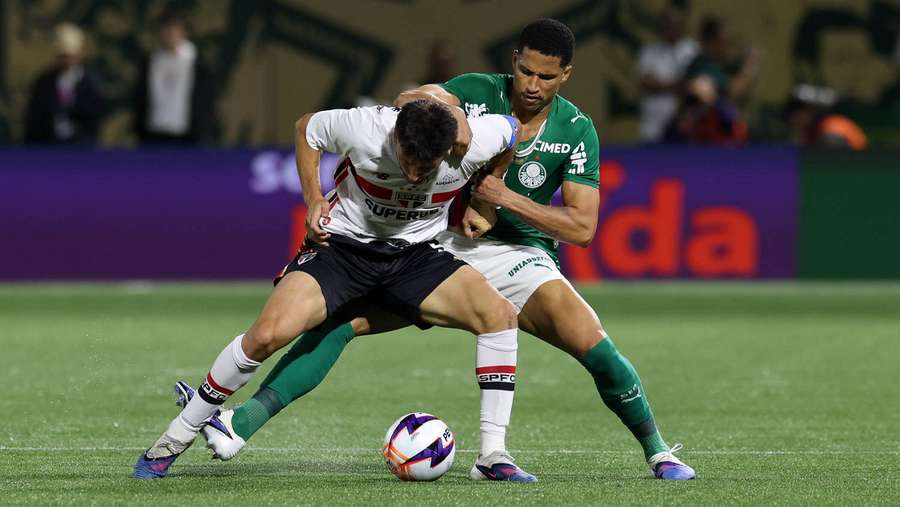 O São Paulo foi superado pelo Palmeiras