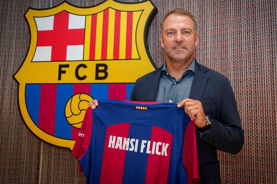 Barcelona coach Flick impressed by AC Milan