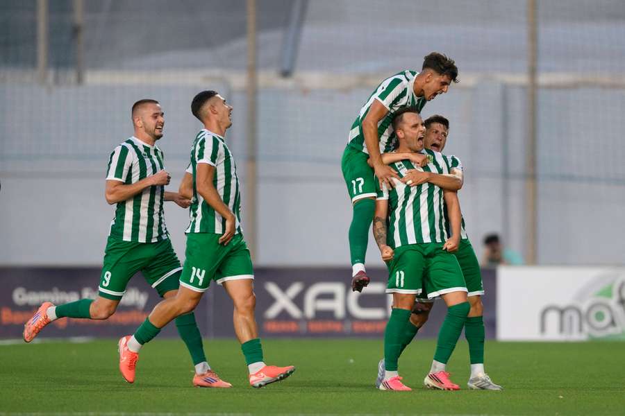 Malta's Floriana earned a rare win in European football.