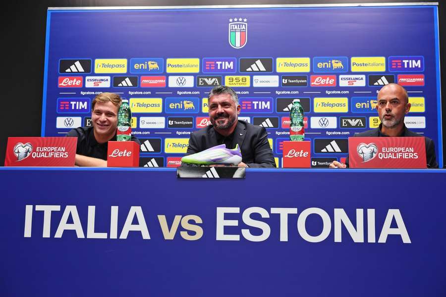 Gattuso e Barella in conferenza stampa