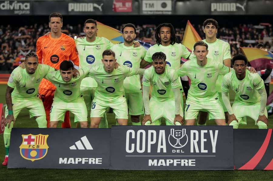 Equipa do Barcelona na Taça do Rei