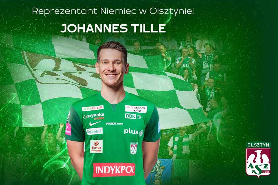 Johannes Tille opuszcza Niemcy i będzie nowym rozgrywającym Indykpolu AZS Olsztyn