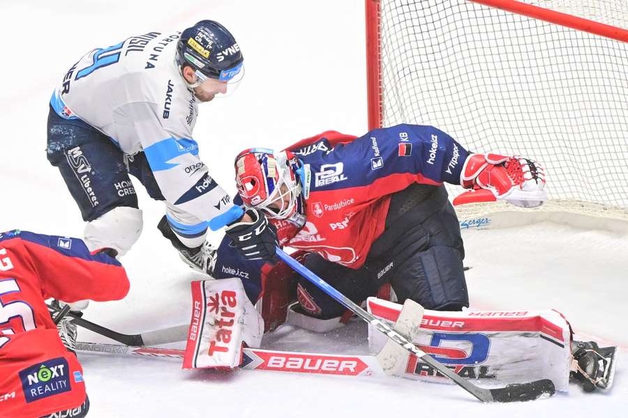 Roman Will byl proti Liberci pardubickým tahounem.