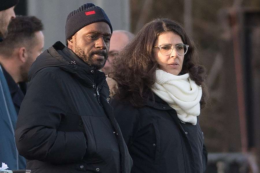 Helena Costa ao lado de Ben Manga