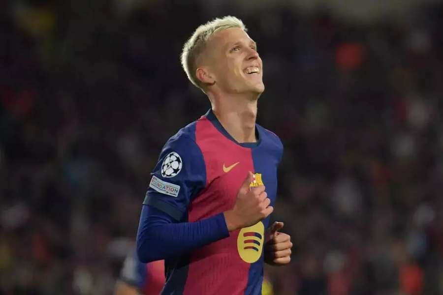 Dani Olmo, meia do Barcelona