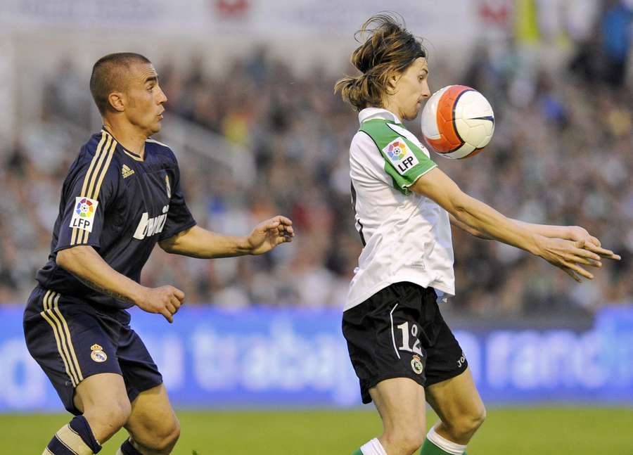 Fabio Cannavaro i Ebi Smolarek Fabio Cannavaro i Ebi Smolarek