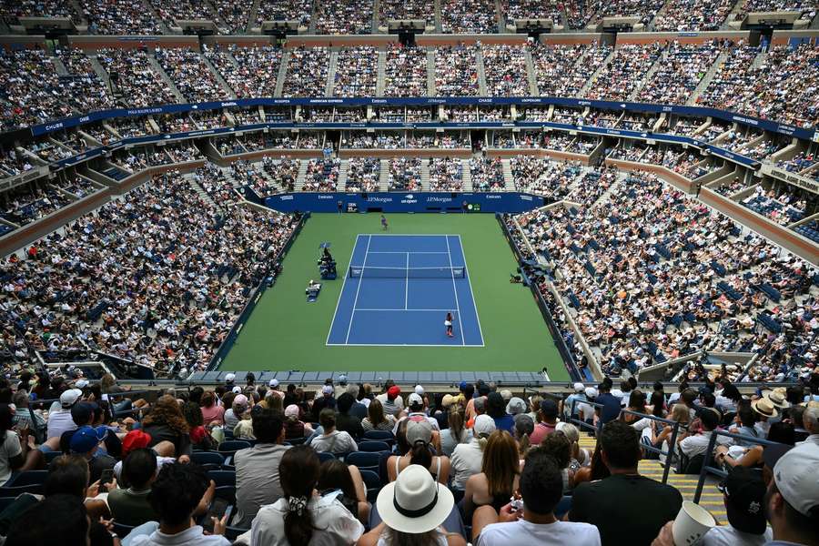 The Louis Armstrong stadium in Flushing Meadows The Louis Armstrong stadium in Flushing Meadows