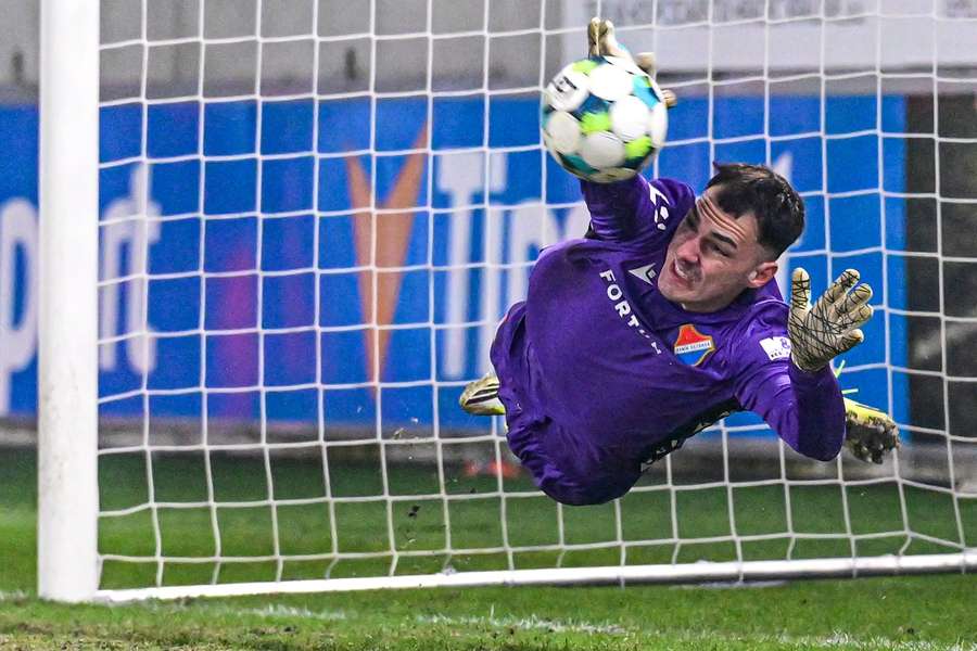 Největší oporou Baníku je jednoznačně brankář Martin Jedlička.