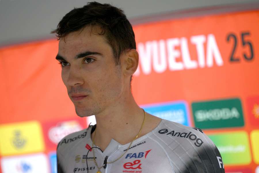 Juan Ayuso sur la Vuelta 2025.