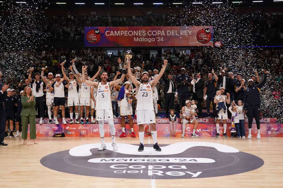 Llull y Rudy Fernández levantan la Copa del Rey 2024