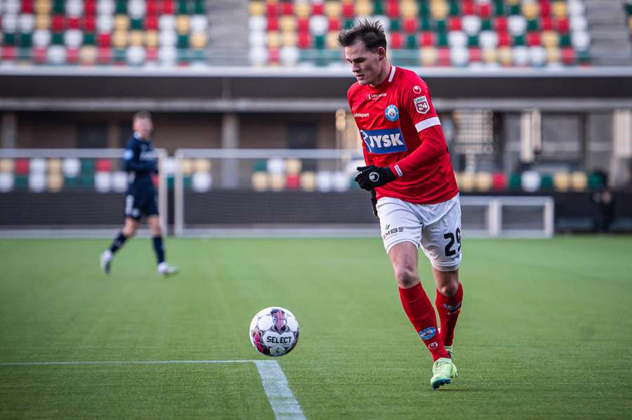 Lukas Engel tordnede bolden i kassen til sidst mod FCN.