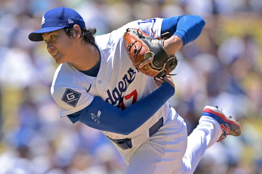 Shohei Ohtani delivers to the plate in the fifth inning against the Tampa Bay Rays at Dodger Stadium Shohei Ohtani delivers to the plate in the fifth inning against the Tampa Bay Rays at Dodger Stadium