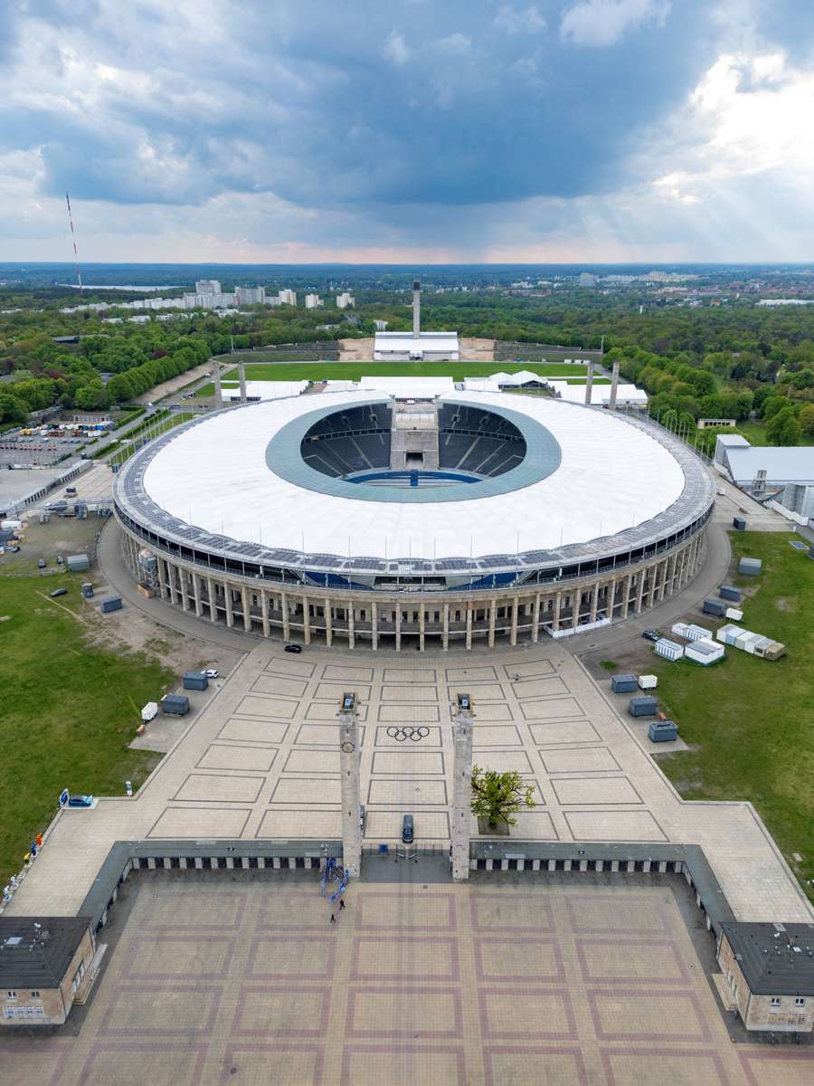 O Estádio Olímpico de Berlim receberá a finalíssima
