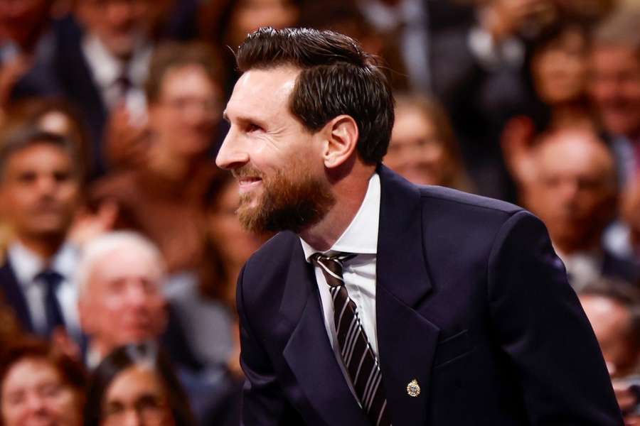Leo Messi, en los Premios Princesa de Asturias