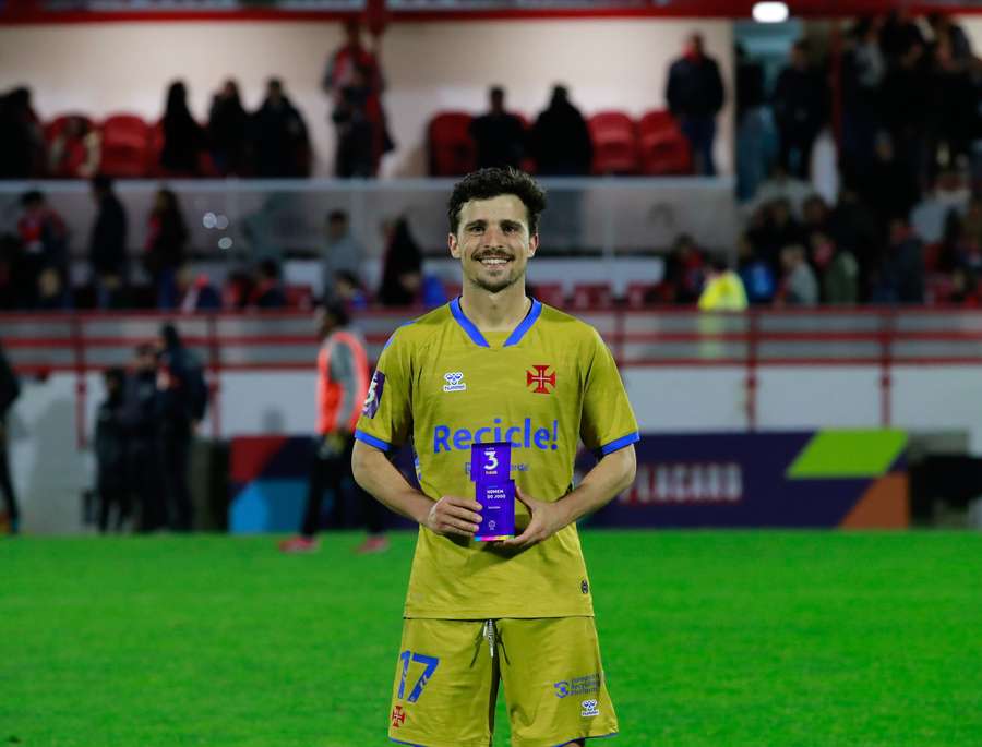 Diogo Leitão foi o melhor em campo diante do União Santarém