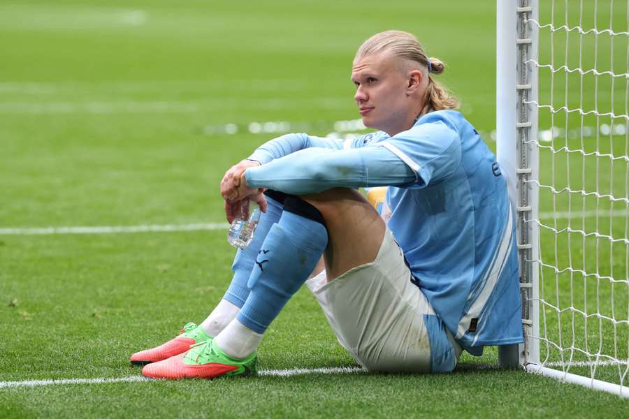Erling Haaland, ponta-de-lança dos "cityzens", é o melhor marcador da Premier League, com 26 golos