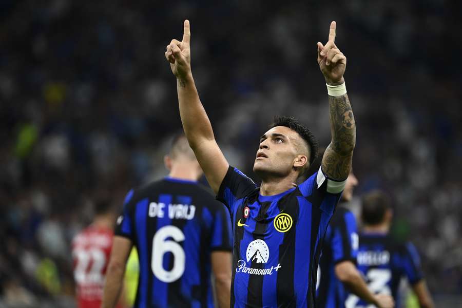 Lautaro marcou um dos golos do Inter