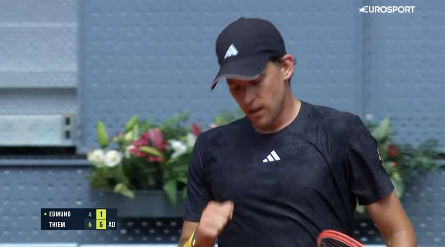 Thiem jouera contre Tsitsipas au 2e tour