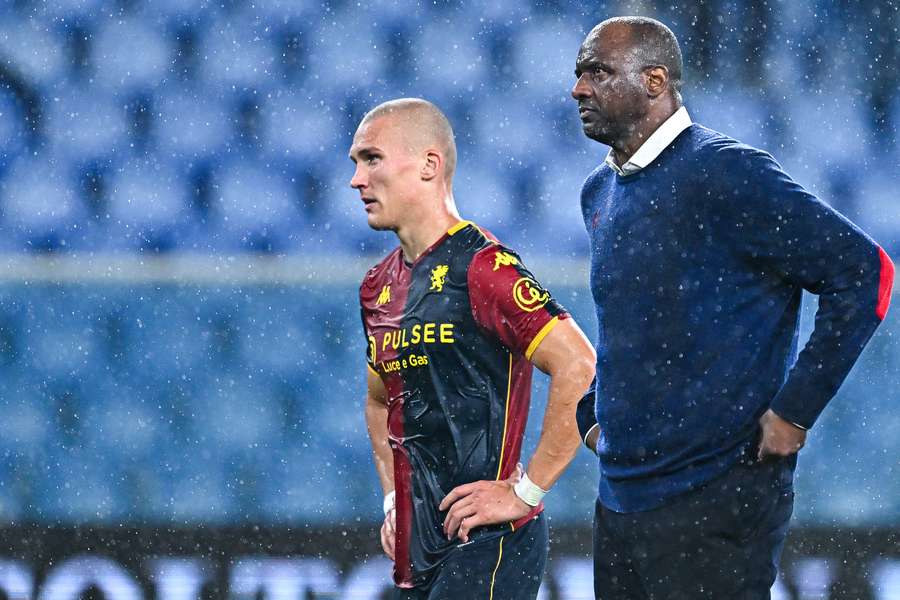 Patrick Vieira, ya exentrenador del Génova
