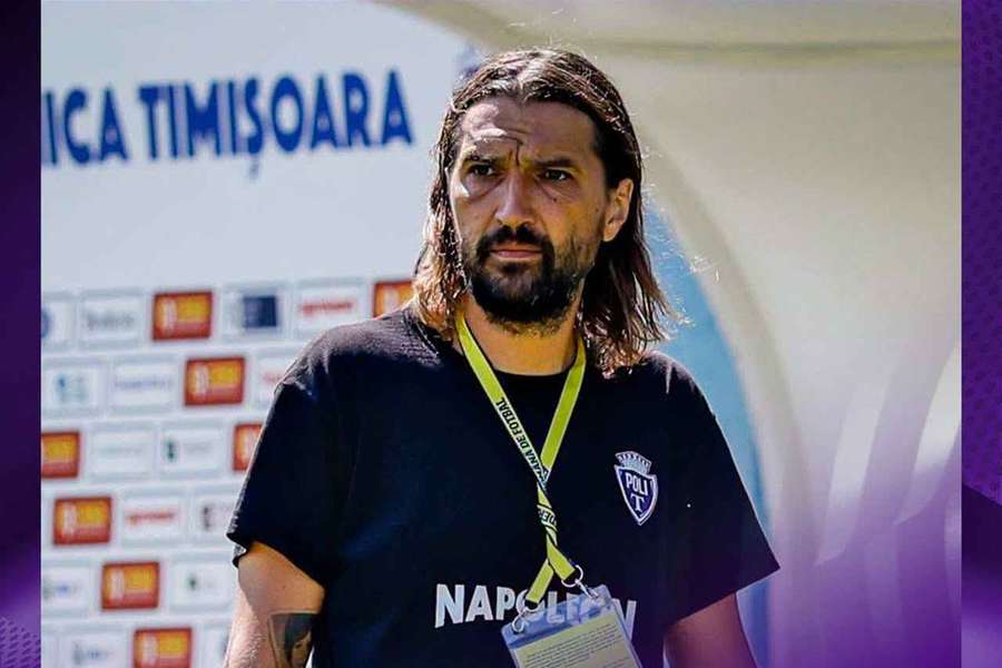 Dan Alexa, antrenorul lui Poli Timișoara Dan Alexa, antrenorul lui Poli Timișoara