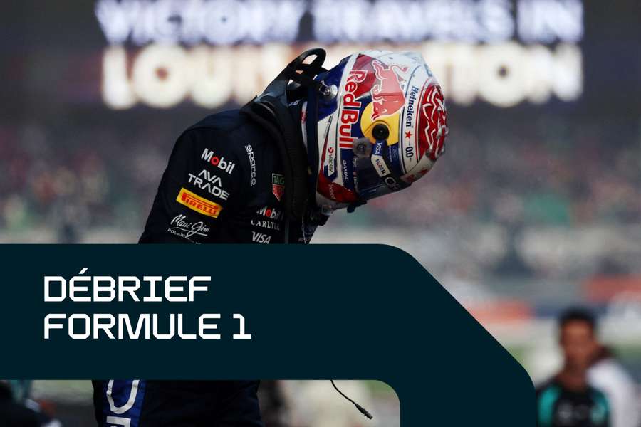 Max Verstappen après la course.