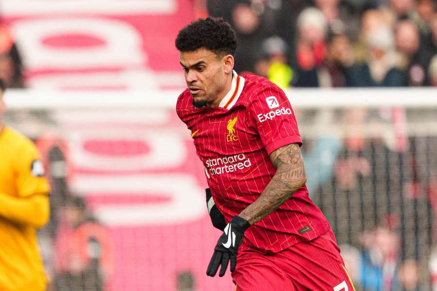 Luis Díaz em destaque no Liverpool